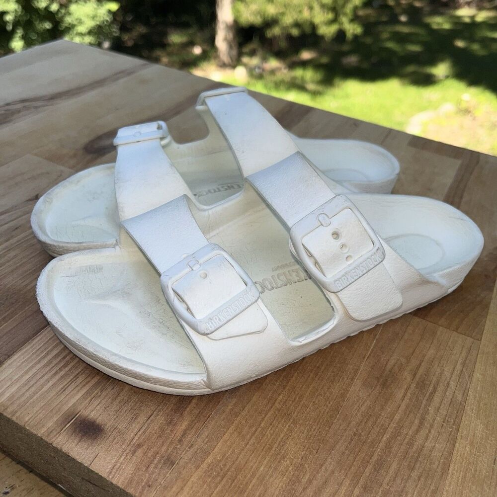 BIRKENSTOCK Women's White Sandals Size US 3 EU 34 Made In Germany